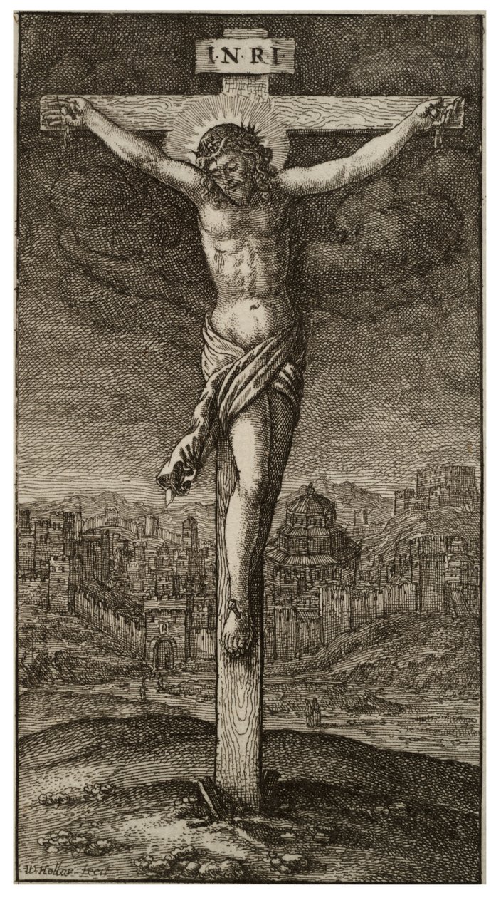 Die Kreuzigung von Wenceslaus Hollar