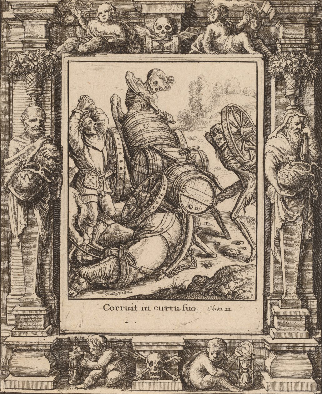 Fuhrmann, 1651 von Wenceslaus Hollar
