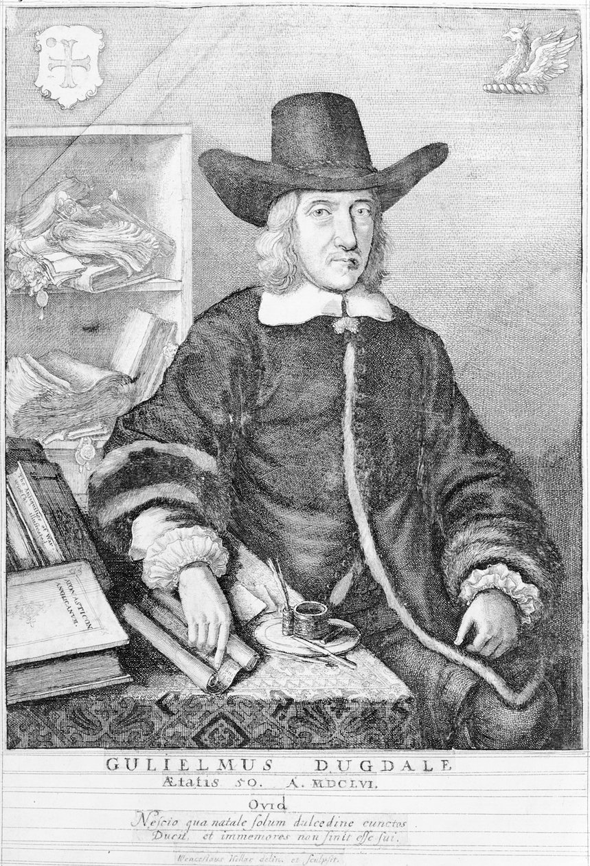 William Dugdale, 1656 von Wenceslaus Hollar