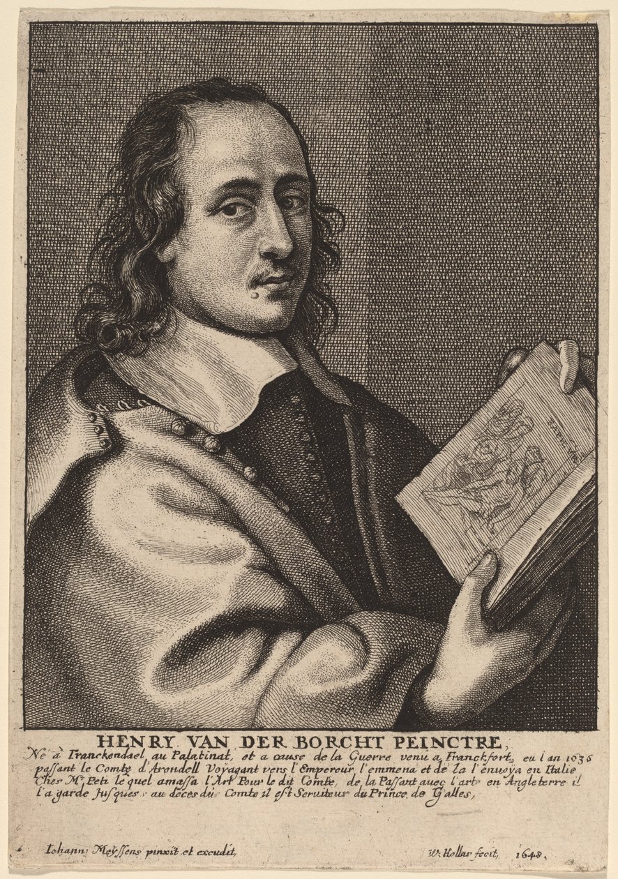 Henry van der Borcht von Wenceslaus Hollar after Joannes Meyssens