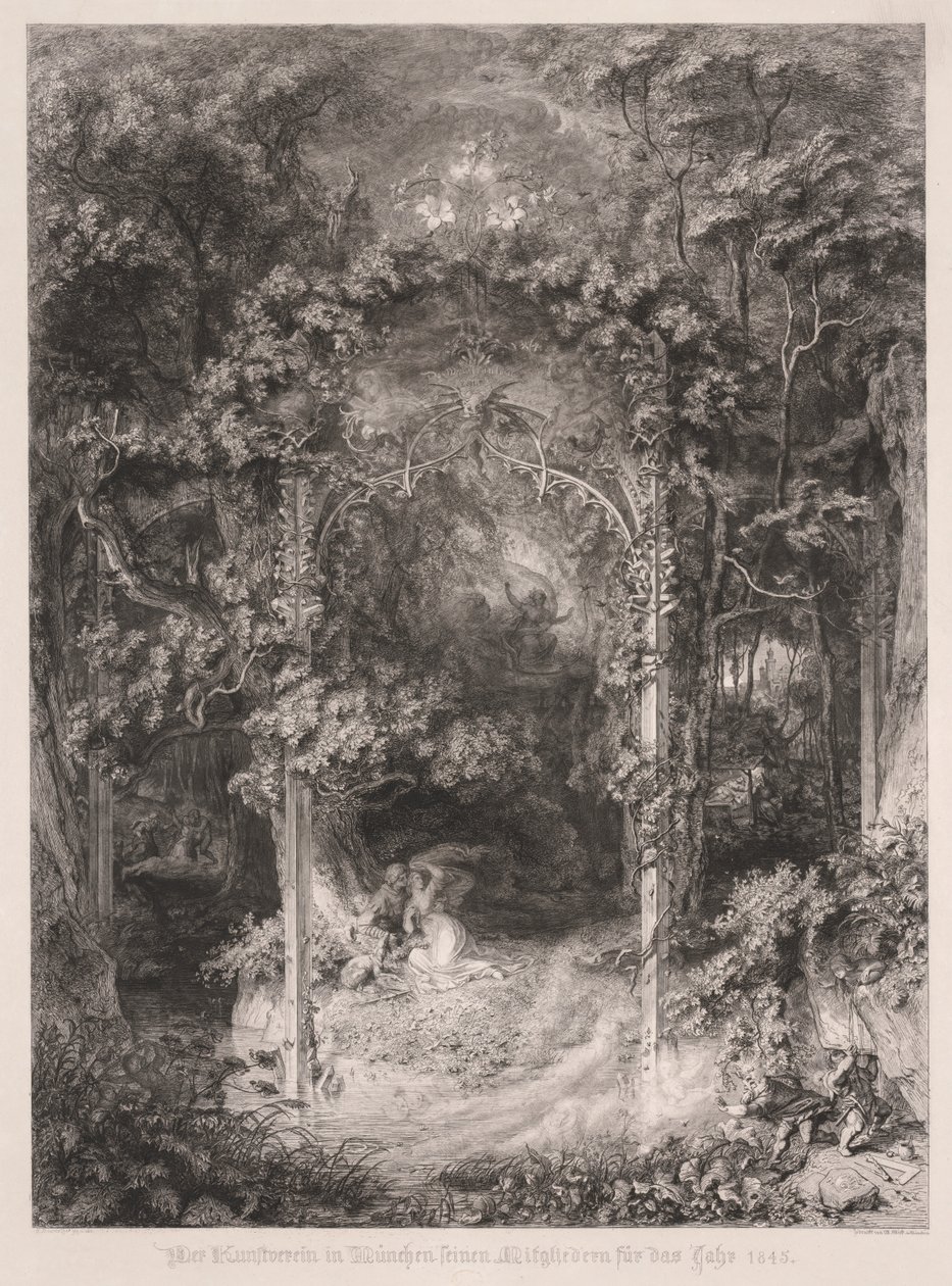 Die Waldjungfrau von Wendelin Wick