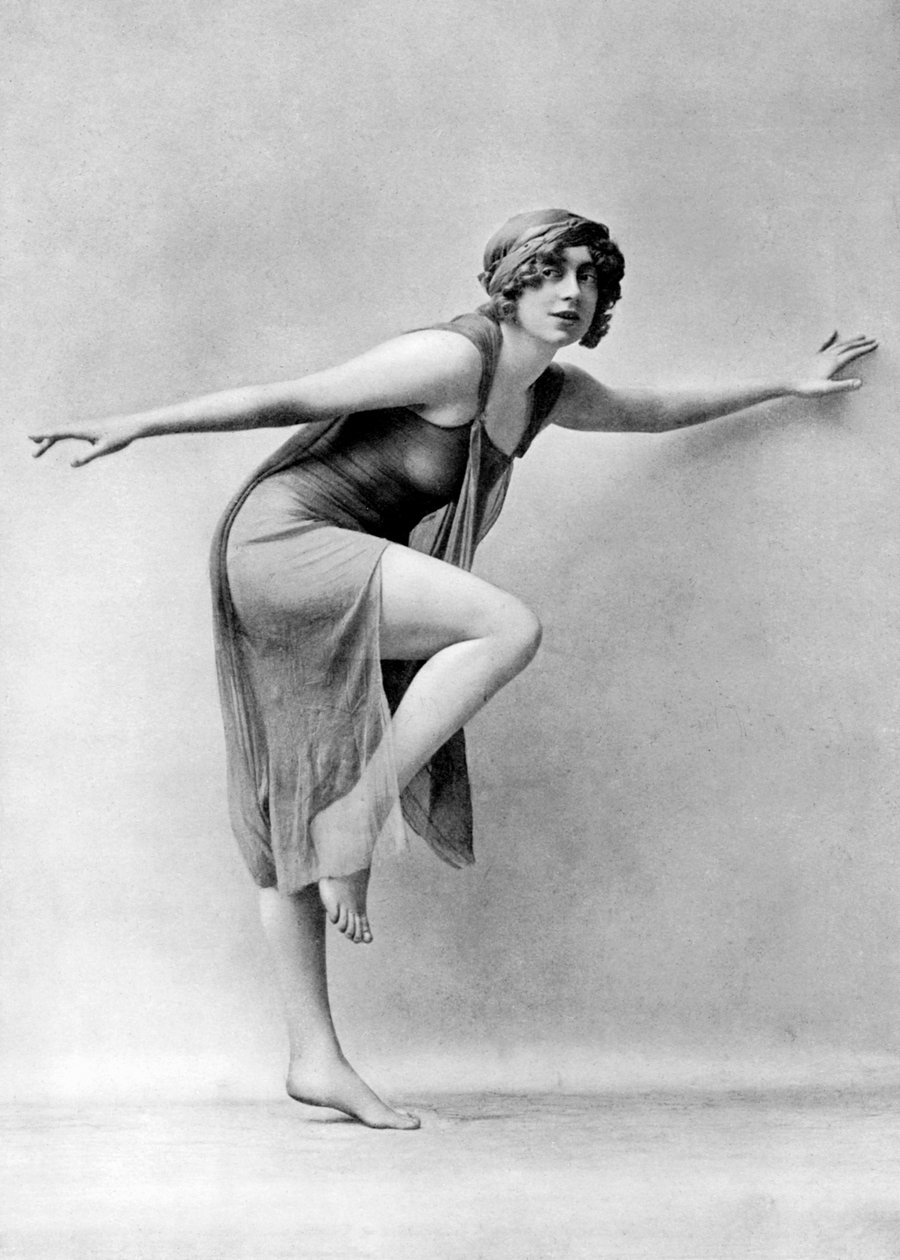 Barfüßiges Tanzen im griechischen Stil, 19. Jahrhundert von White Studios