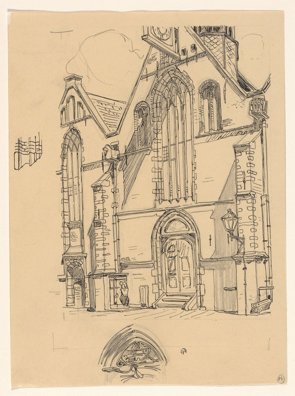 Westfassade der Noorderkerk in Hoorn von Wijnand Otto Jan Nieuwenkamp