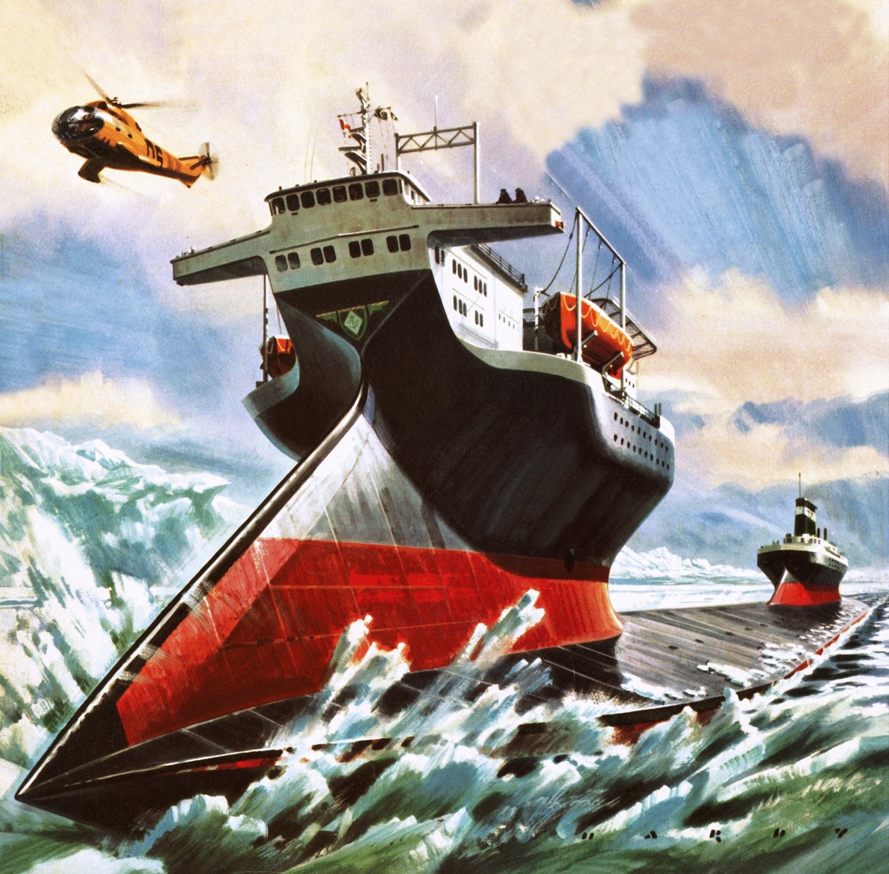 Eisbrecher der Zukunft, konzipiert 1976 von Wilf (20th century) Hardy