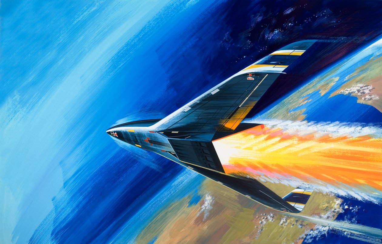Unidentifiziertes erdnahes Orbitfahrzeug von Wilf (20th century) Hardy