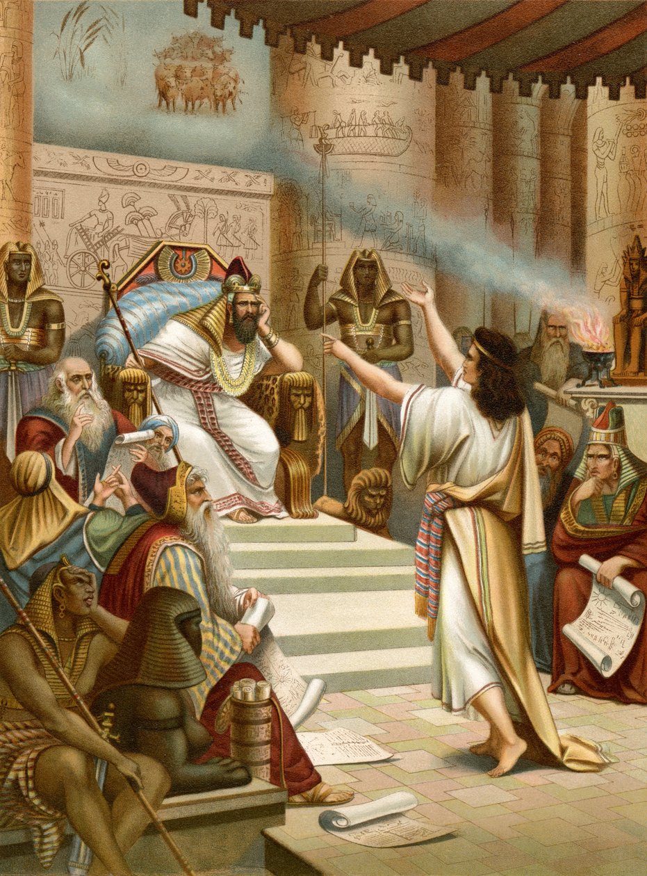 Joseph deutet die Träume des Pharao von Wilhelm Ebbinghaus