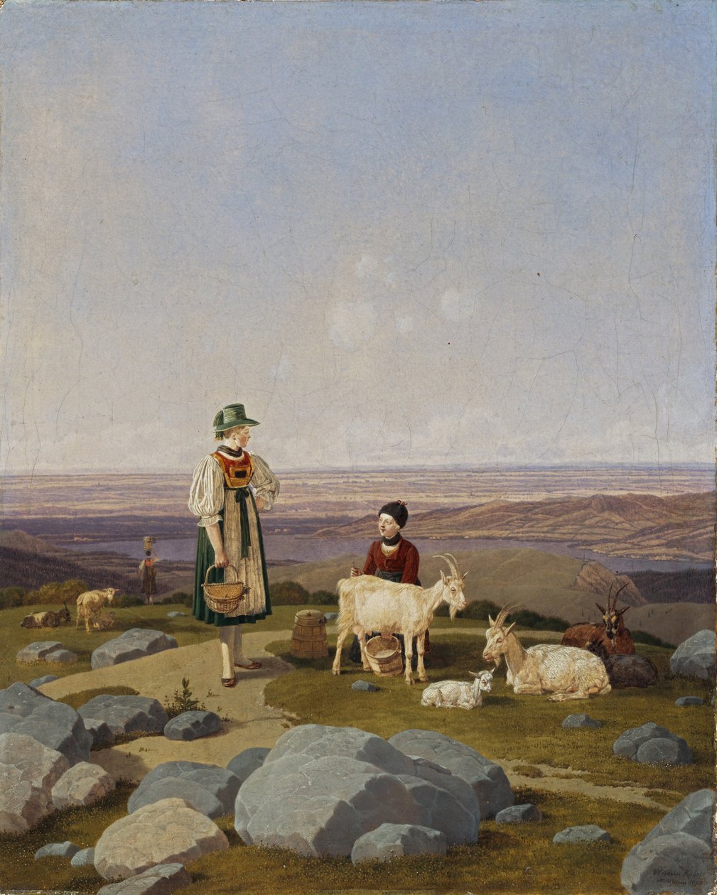 Auf der Gaisalm von Wilhelm Kobell Ritter von