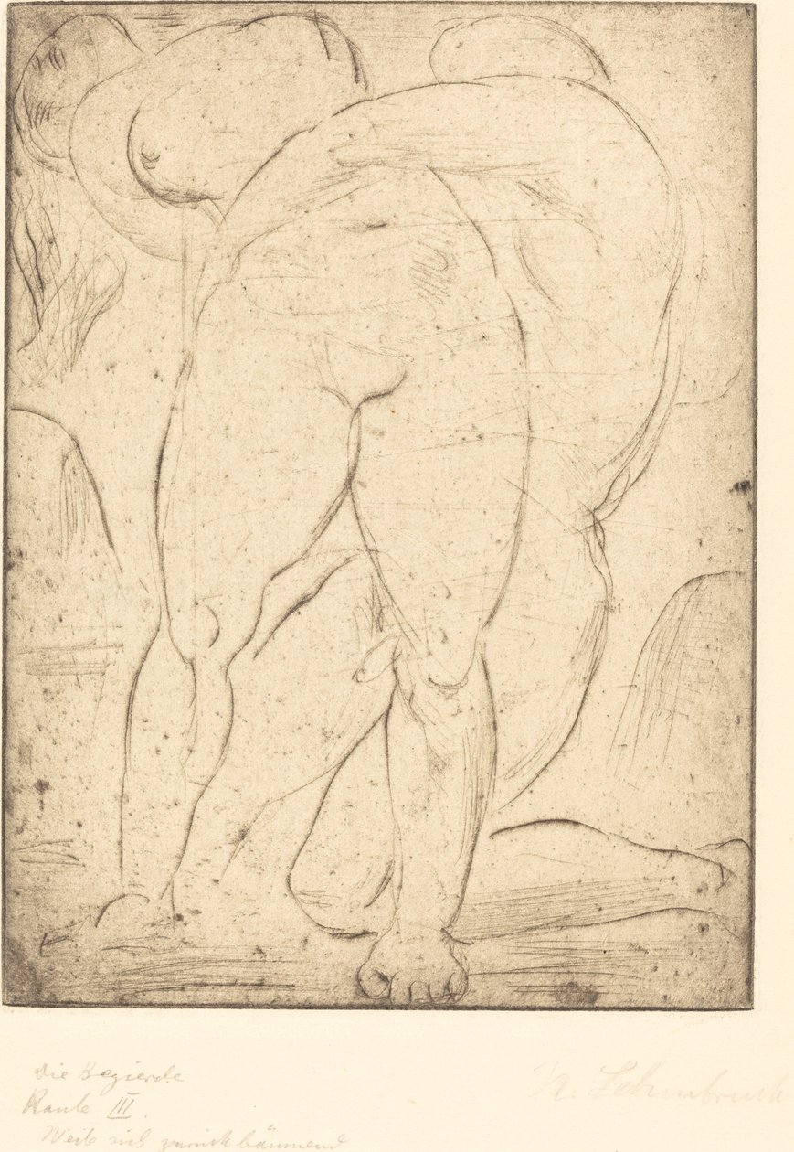 Leidenschaft II von Wilhelm Lehmbruck