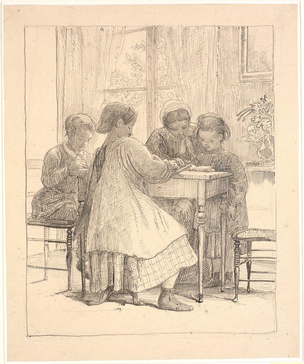 Lektion lesen von Wilhelm Marstrand