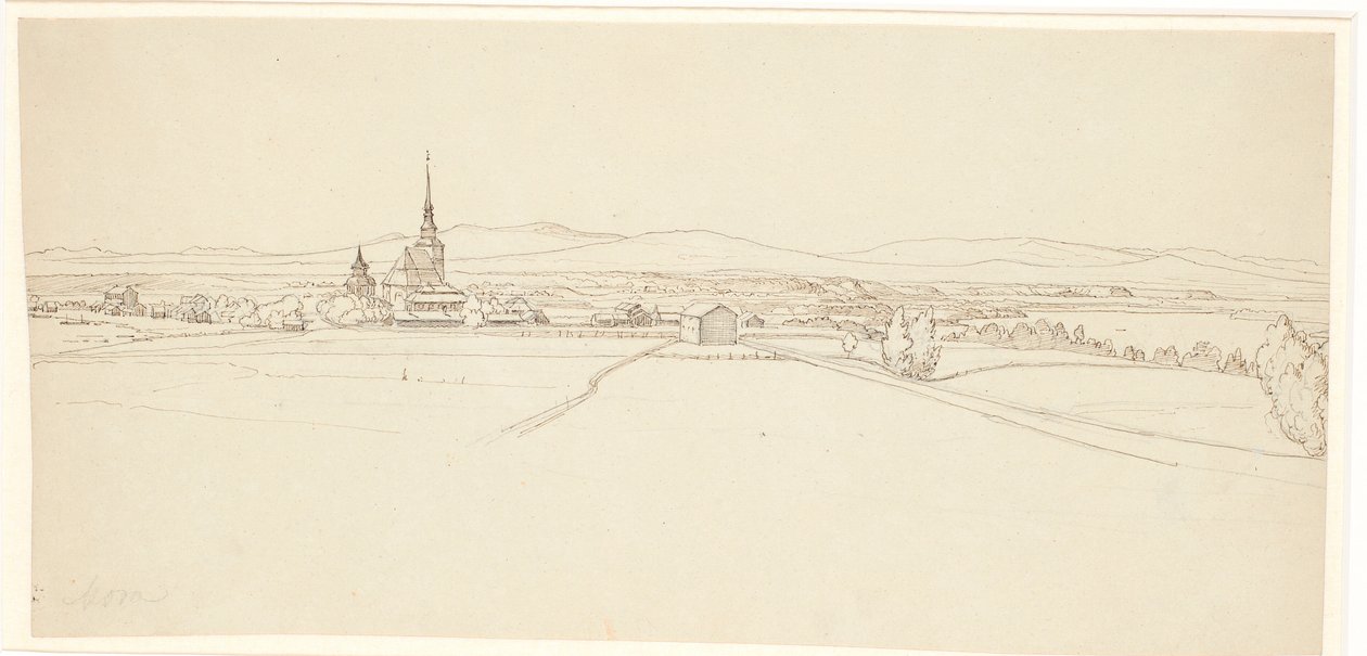 Aussicht auf Mora in Dalarne von Wilhelm Marstrand