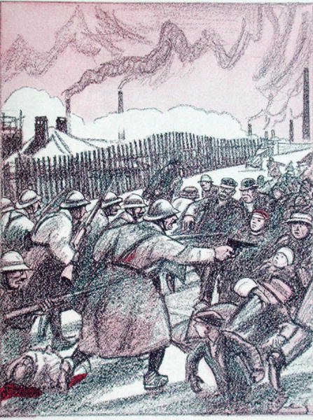 Unterdrückung der französischen Armee während der Ruhrbesetzung, aus 