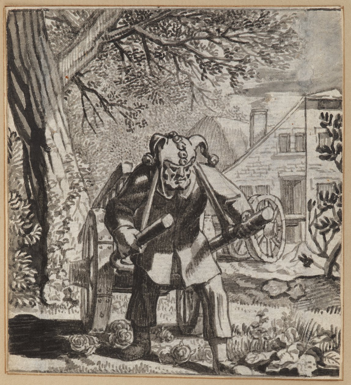 Der Narr, der zu sehr auf seine Kräfte vertraut von Wilhelm Stettler