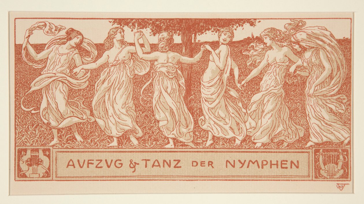 Aufzug und Tanz der Nymphen von Wilhelm Volz