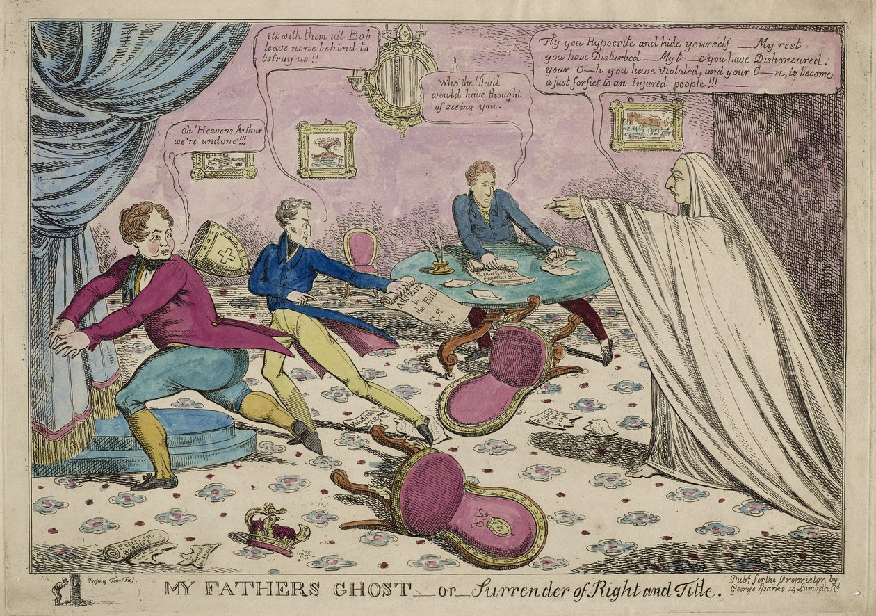 Der Geist meines Vaters oder die Übergabe von Recht und Titel, 1829 von Will Sparks