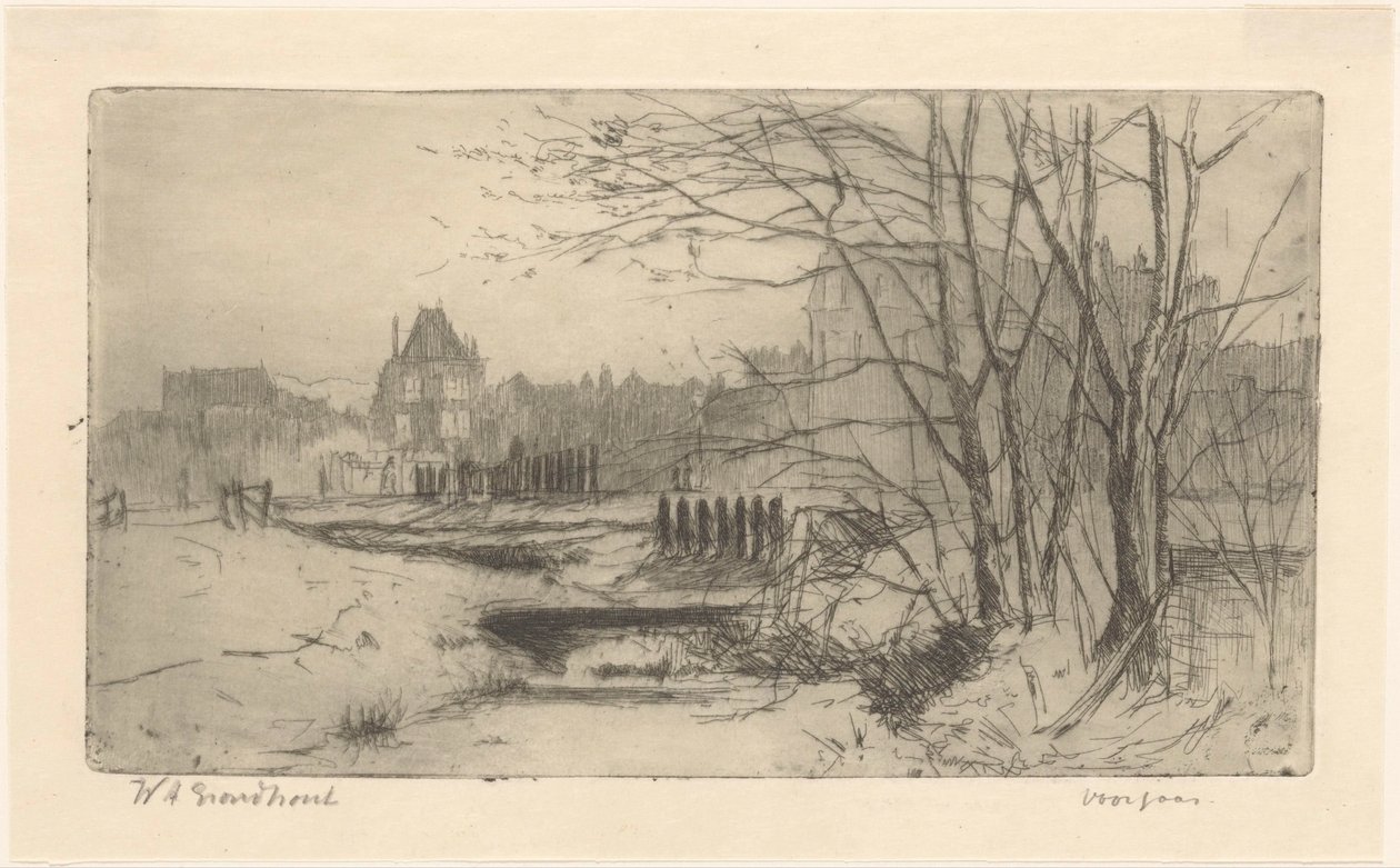 Frühling von Willem Adrianus Grondhout (signed by artist)
