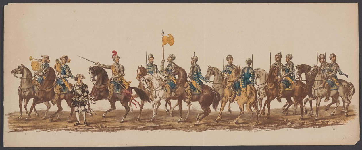 Delfter Umzug von 1862, erste Gruppe von Willem Bernardus IJzerdraat
