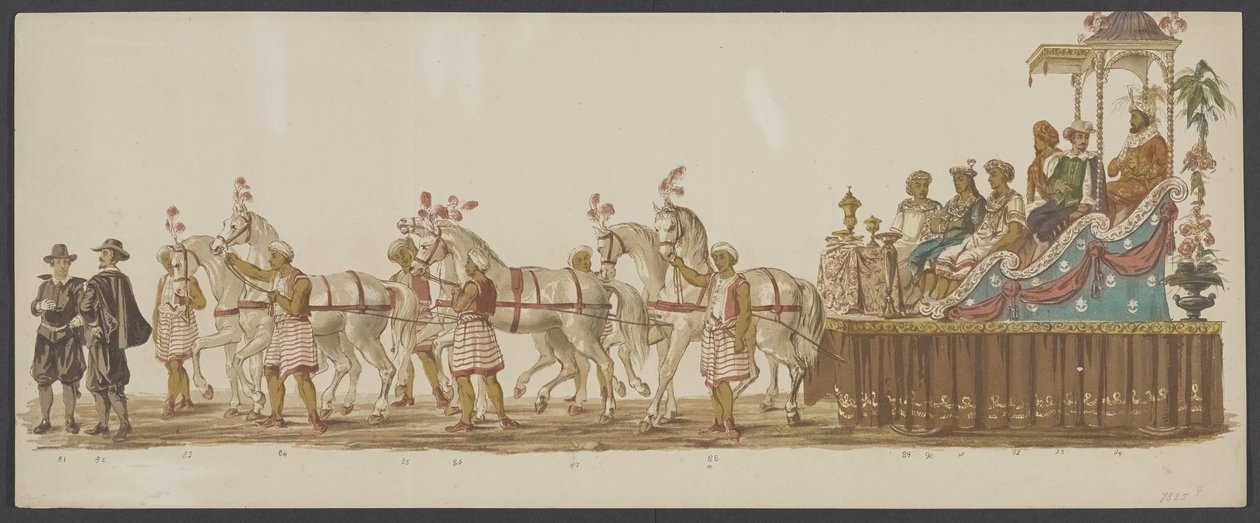 Delfter Umzug von 1862, sechste Gruppe von Willem Bernardus IJzerdraat