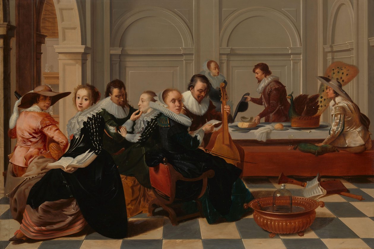 Das musikalische Treffen von Willem Cornelisz Duyster (copy after)