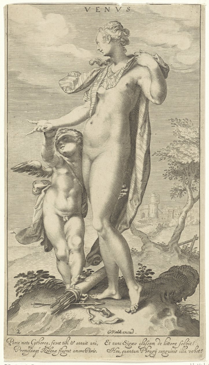 Venus und Cupido von Willem Isaacsz. van Swanenburg
