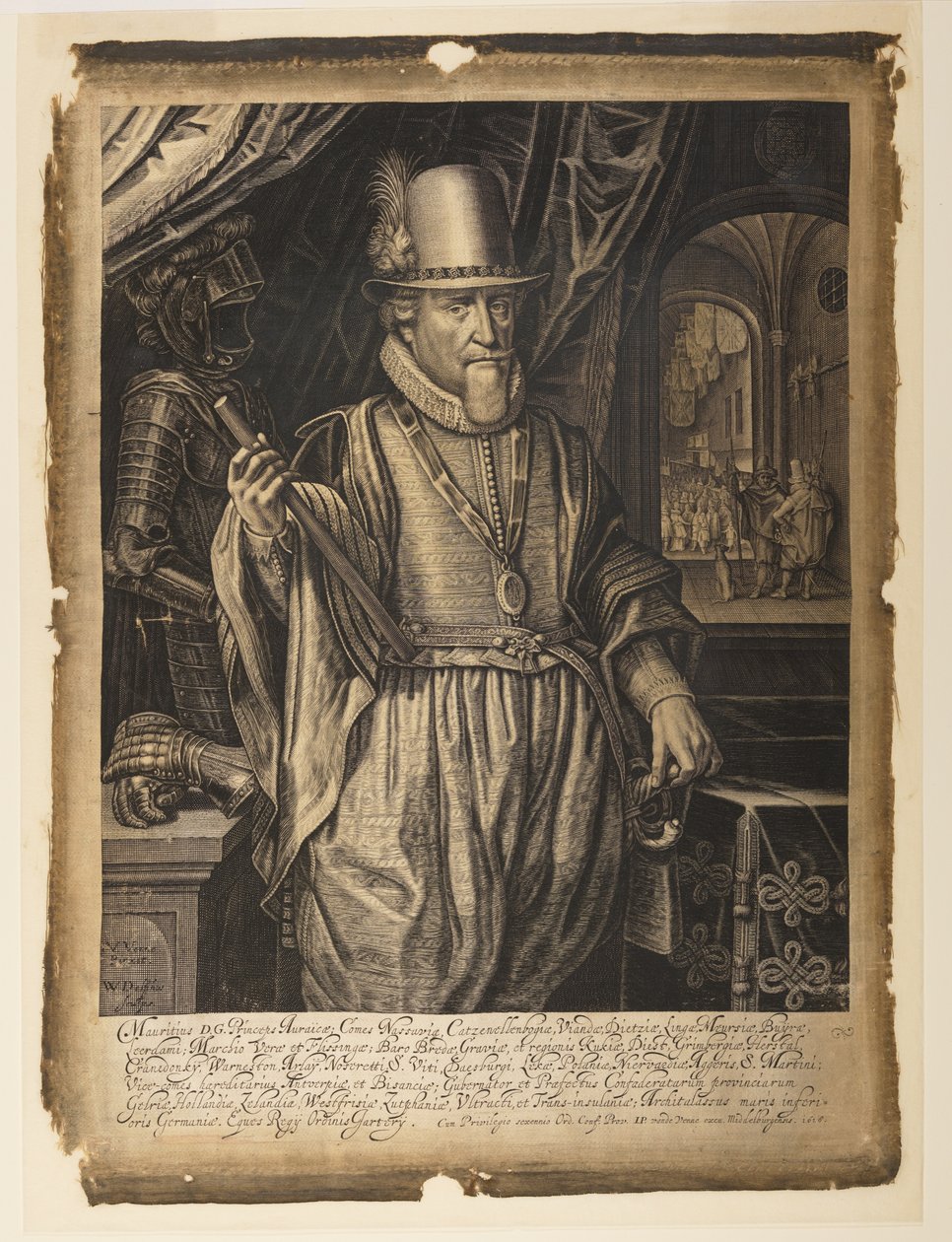 Maurits, Prinz von Oranien-Nassau von Willem Jacobsz. Delff