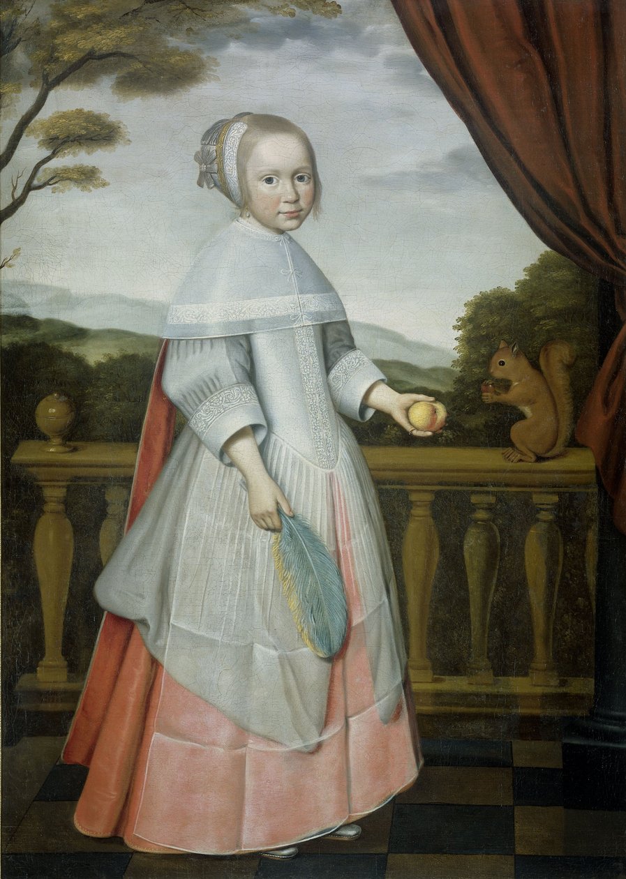 Porträt von Elisabeth van Oosten von Willem Jansz. Ploy