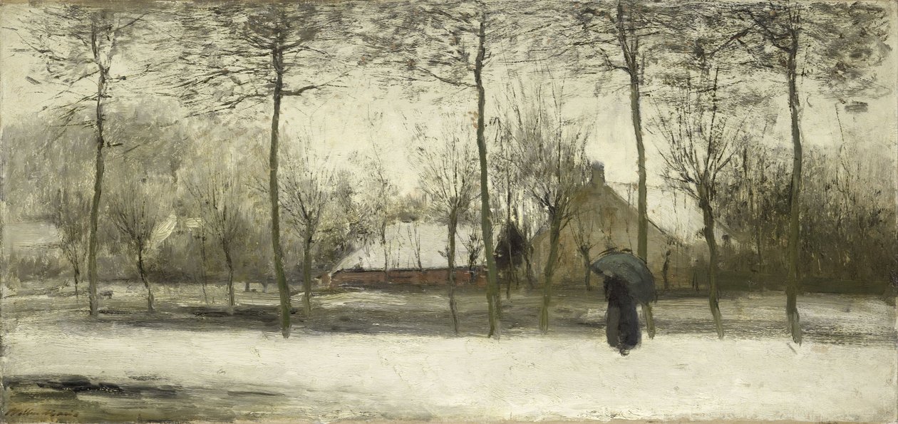 Winterlandschaft, um 1875 von Willem Maris