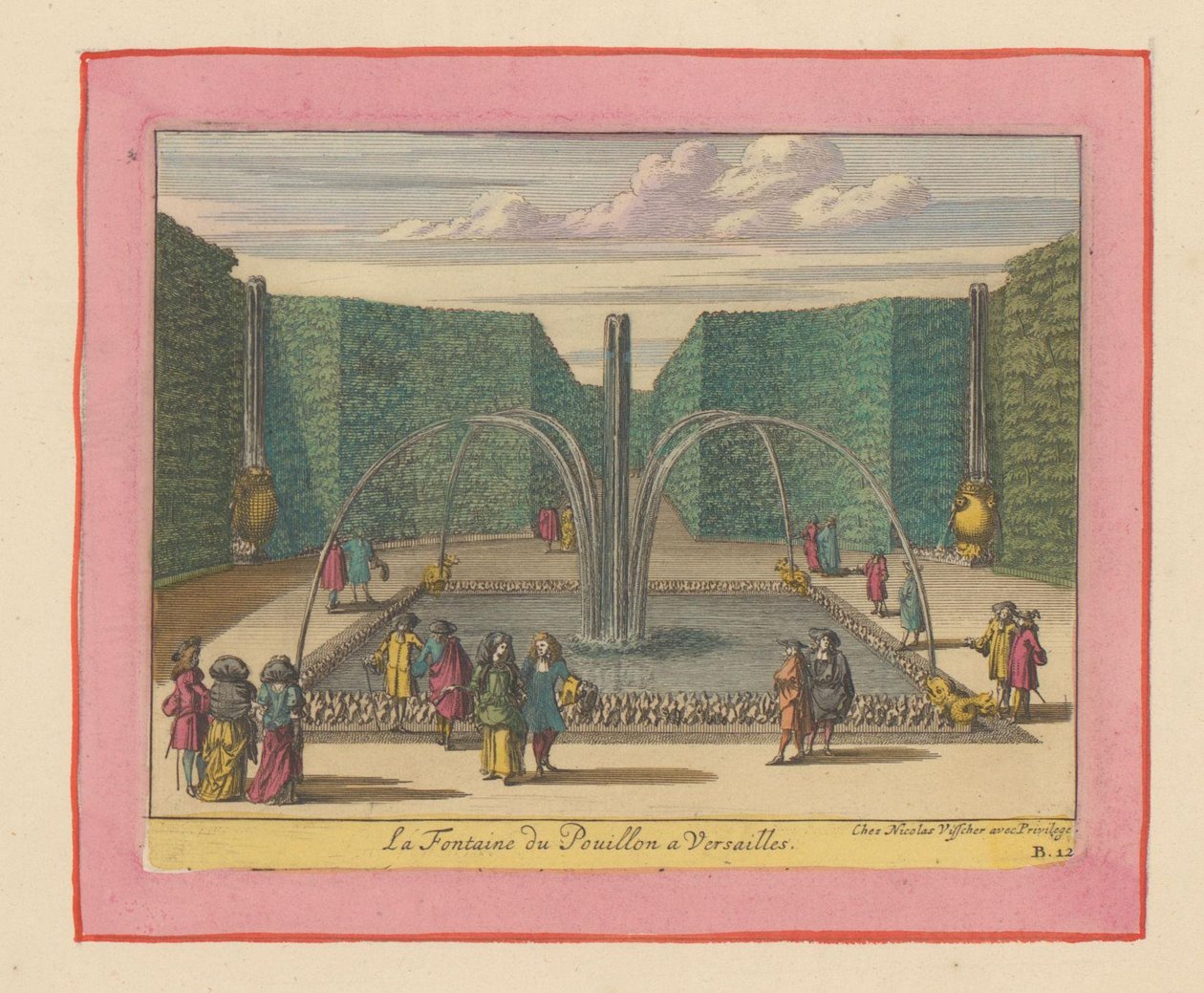 Brunnen von Pouillon in den Gärten von Versailles von Willem Swidde
