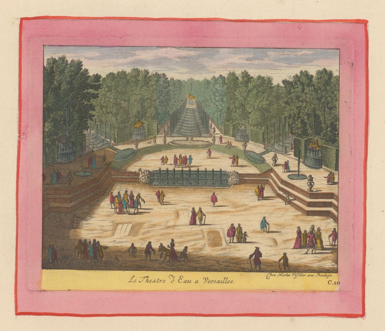 Wassertheater in den Gärten von Versailles von Willem Swidde