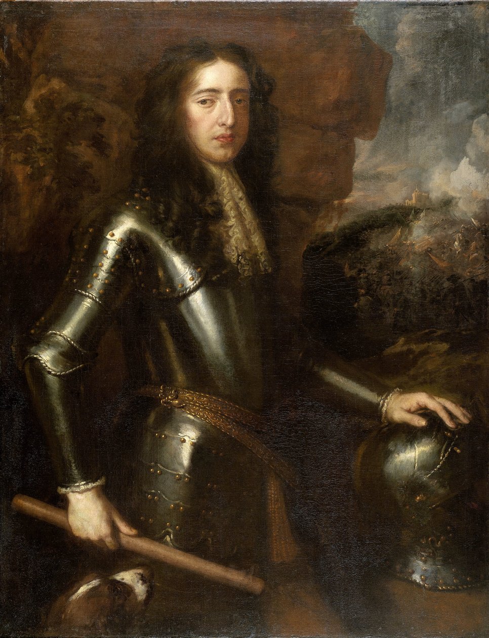 Porträt von Wilhelm III. (1650-1702), Prinz von Oranien von Willem Wissing (manner of)