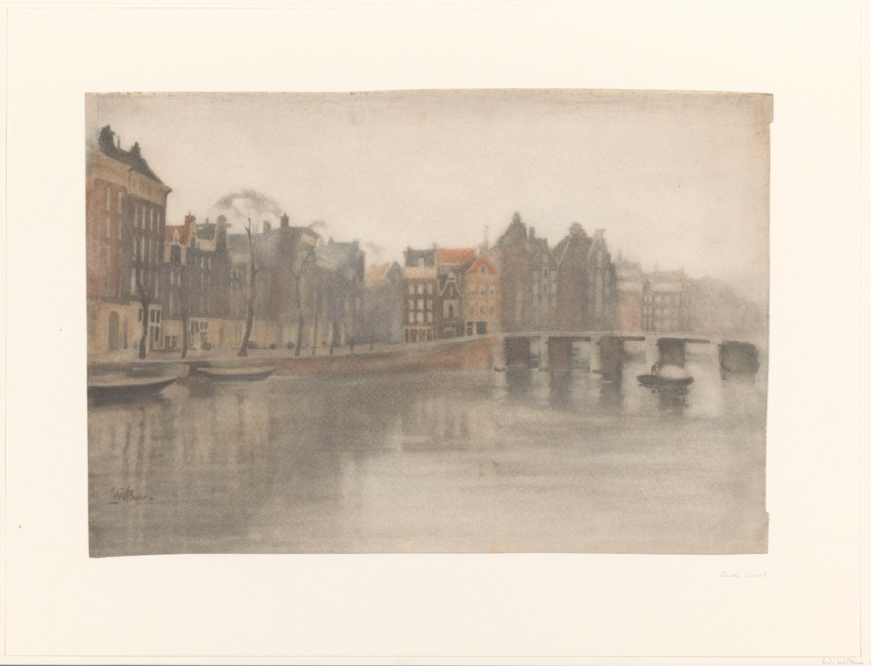 Die Alte Waal in Amsterdam von Willem Arnoldus Witsen