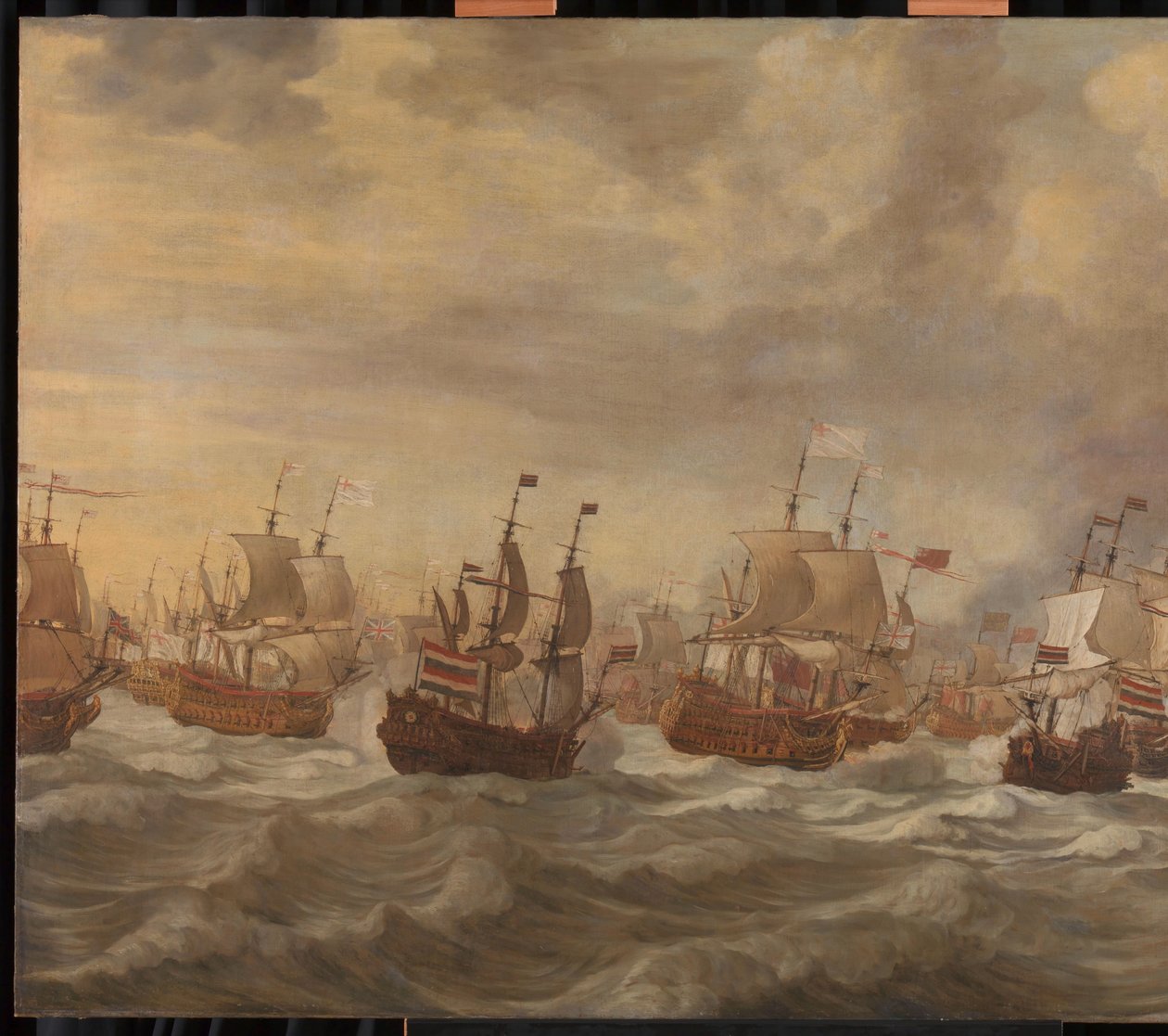 Episode aus der Vier-Tage-Seeschlacht (11.-14. Juni 1666) von Willem van de Velde (I) (attributed to)