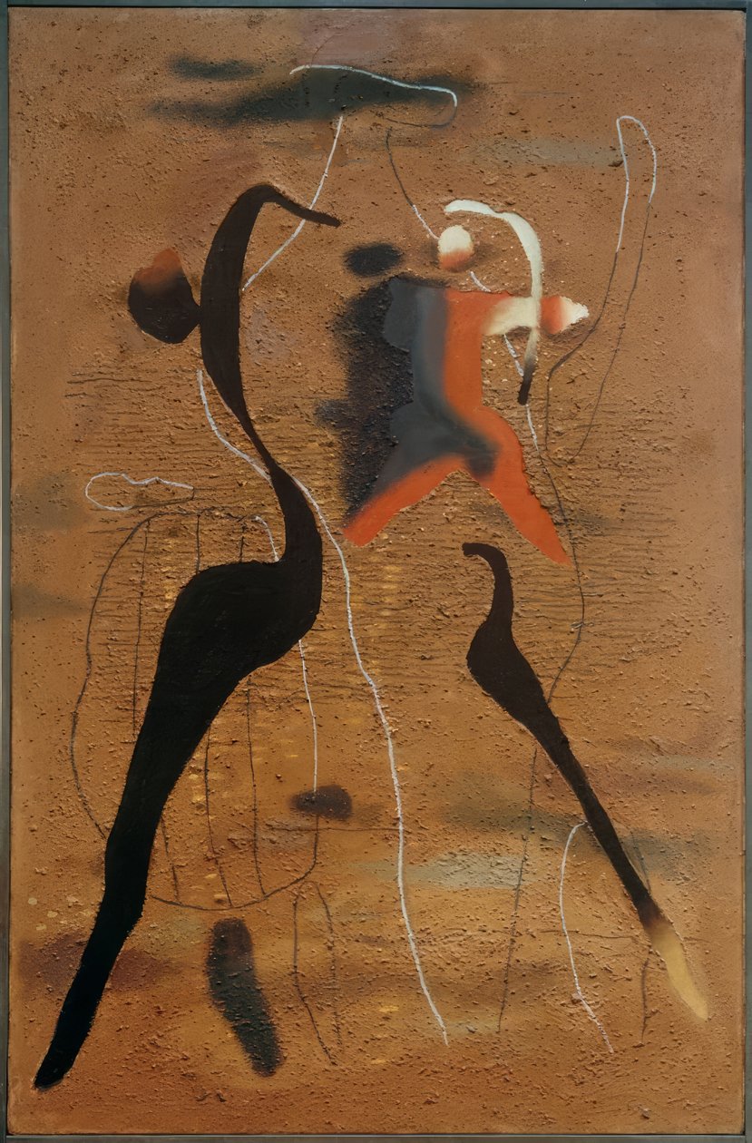 Schreitende Figur von Willi Baumeister