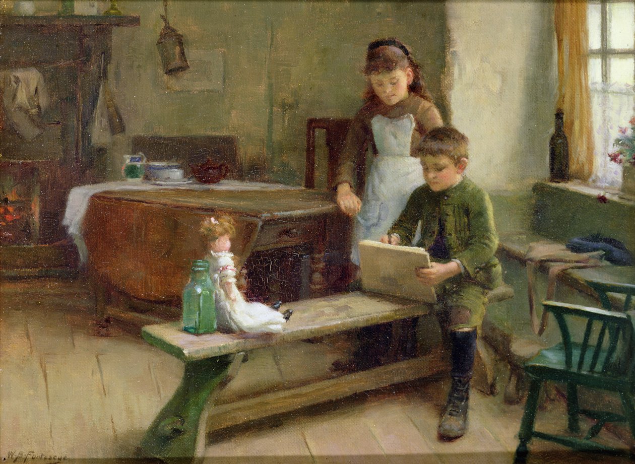 Dollys Porträt von William Banks Fortescue