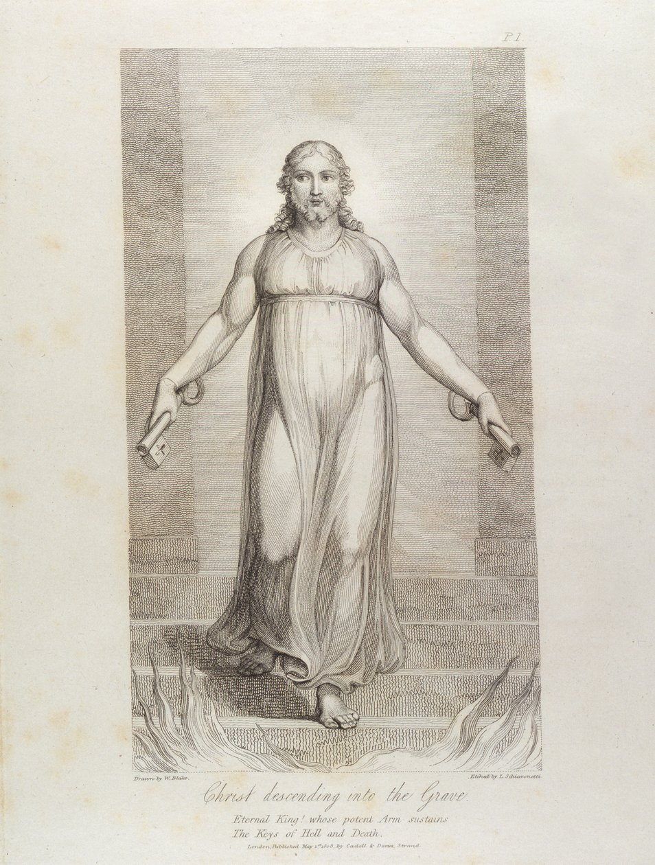 Christus steigt ins Grab hinab, Illustration aus 