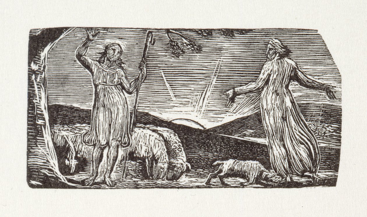 Jedes Geschöpf, Thenot, ist zu seiner Aufgabe geboren von William Blake