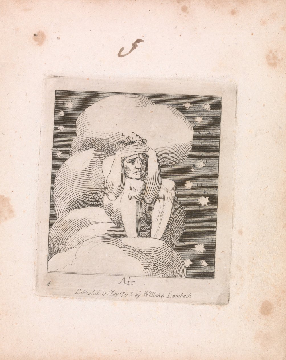 Für Kinder. Die Tore des Paradieses, Tafel 6 von William Blake