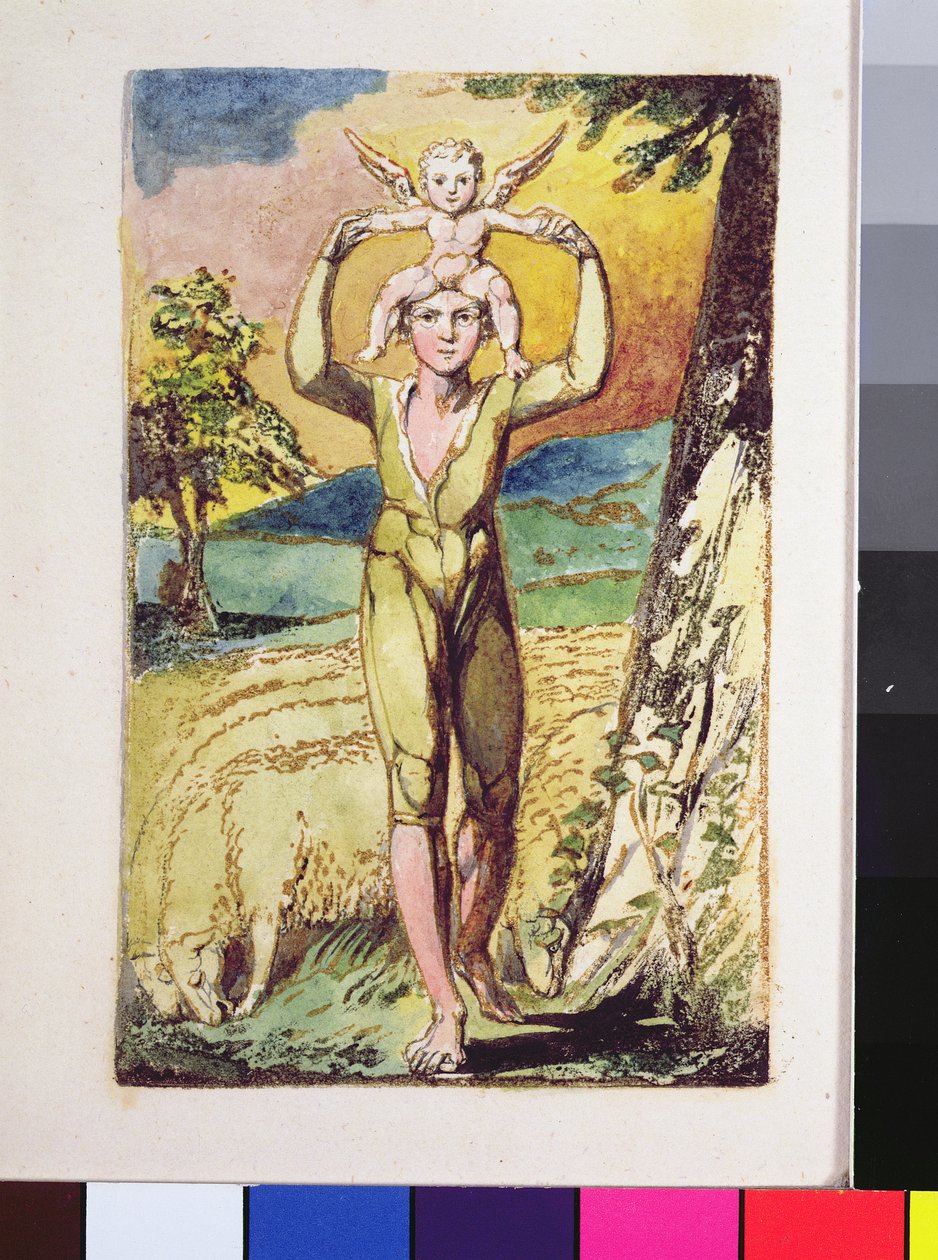 Frontispiz, aus Songs of Innocence von William Blake