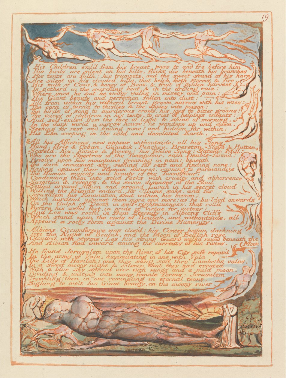 Jerusalem, Tafel 19 von William Blake