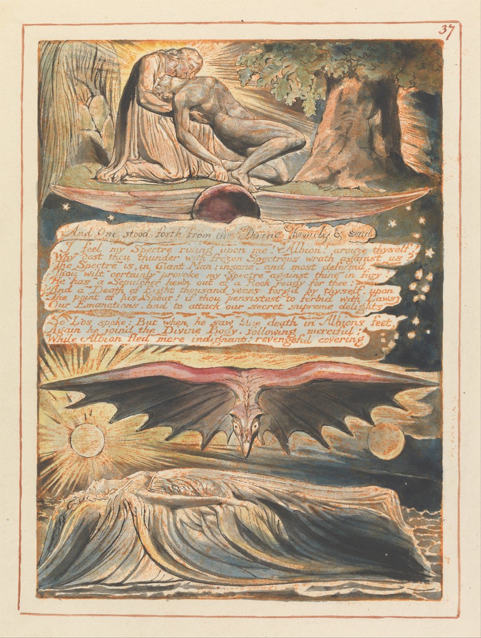 Jerusalem, Tafel 37 von William Blake