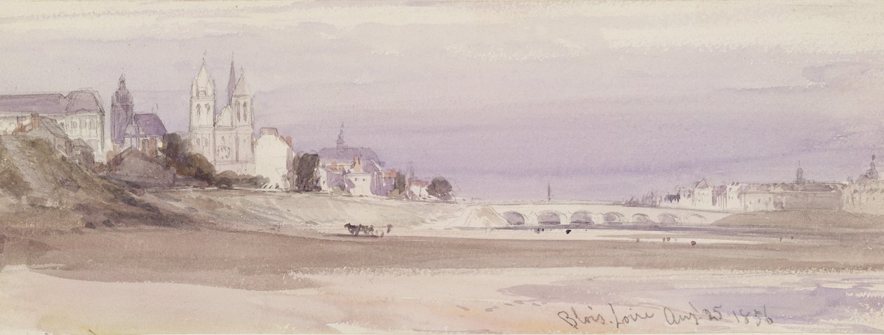 Blois an der Loire, 1856 von William Callow