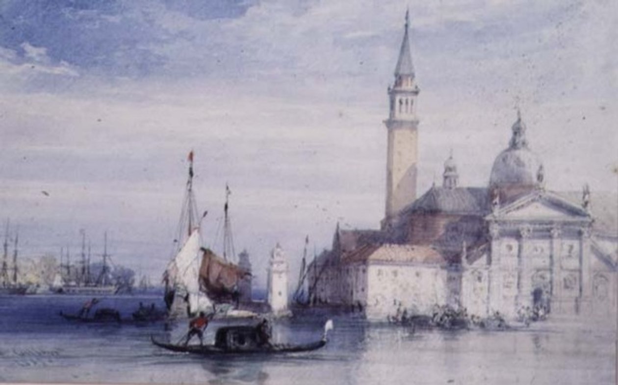 San Giorgio, Venedig, 19. Jahrhundert von William Callow