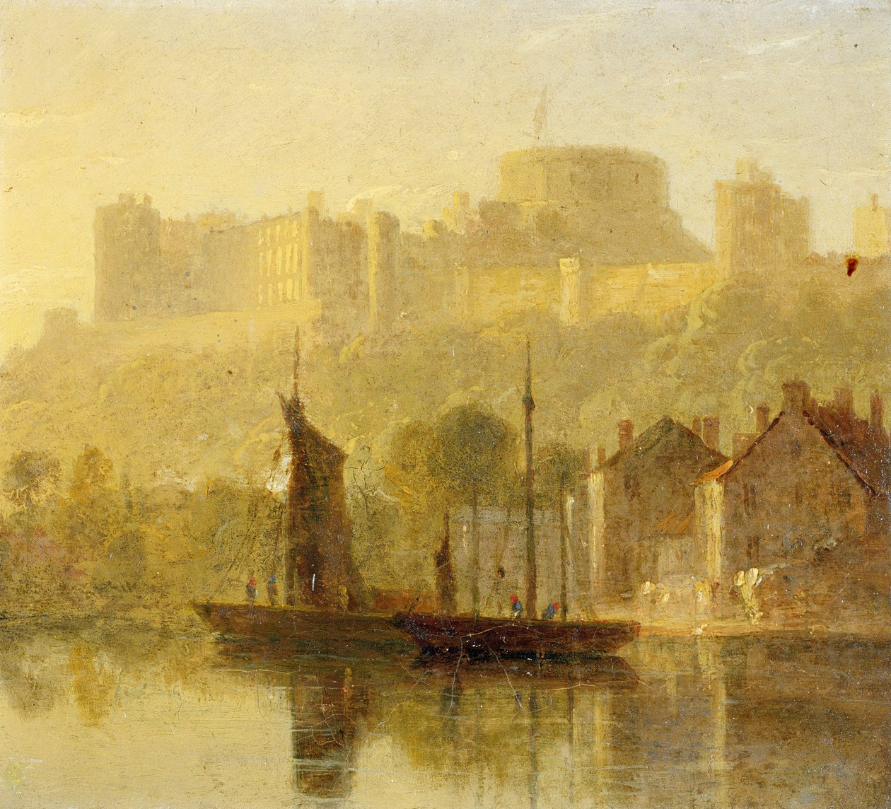 Windsor Castle vom Thames von William Daniell