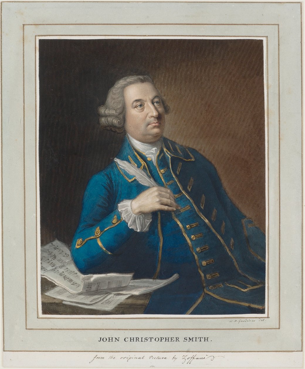 John Christopher Smith, ca. 1760 von William Nelson Gardiner