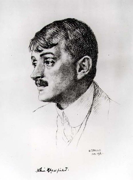 John Masefield (1878-1967), 1912 von William Strang