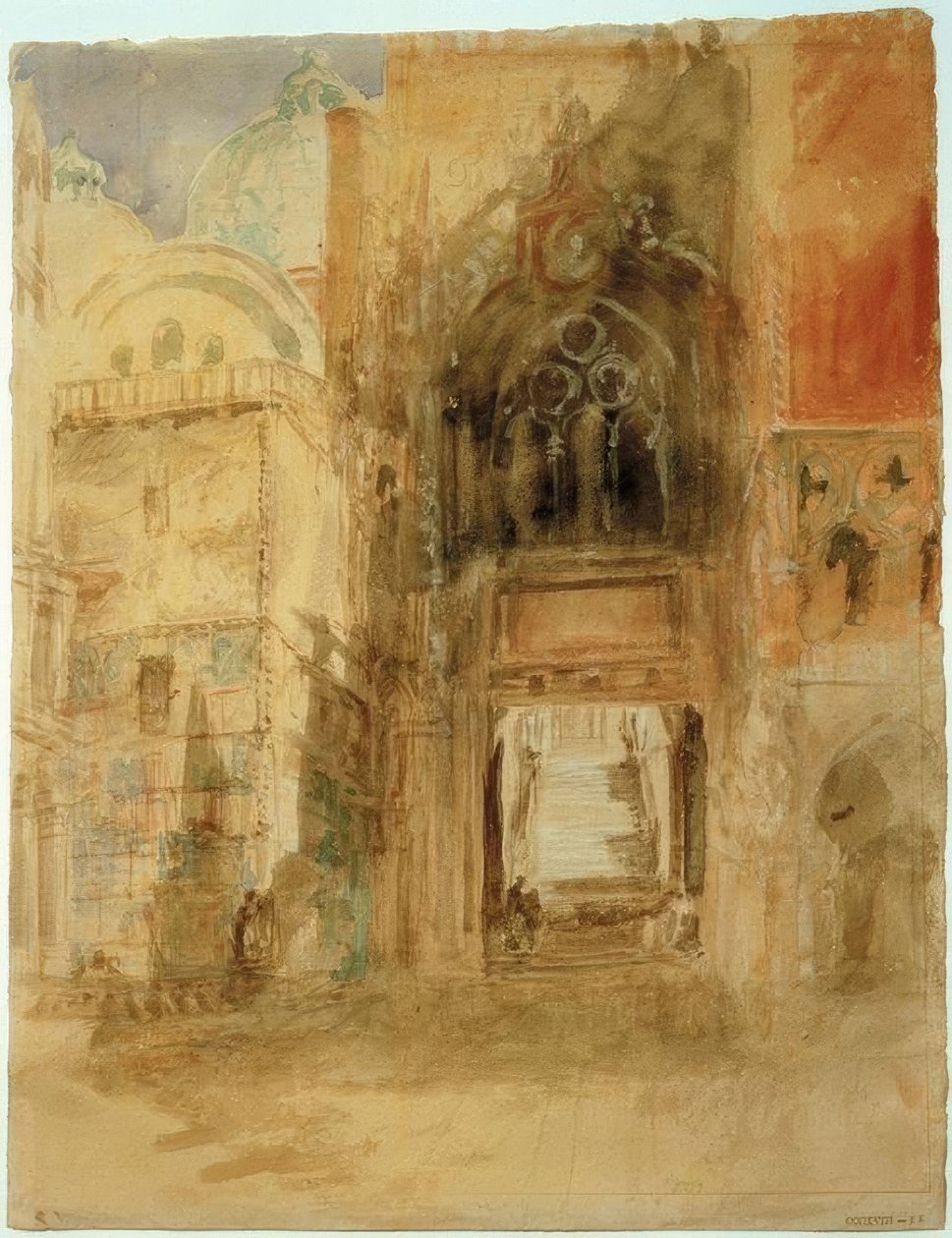 Die Porta della Carta, Dogenpalast von Joseph Mallord William Turner