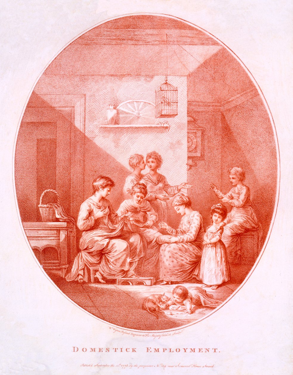 Hausarbeit, 1775 von William Wynne Ryland