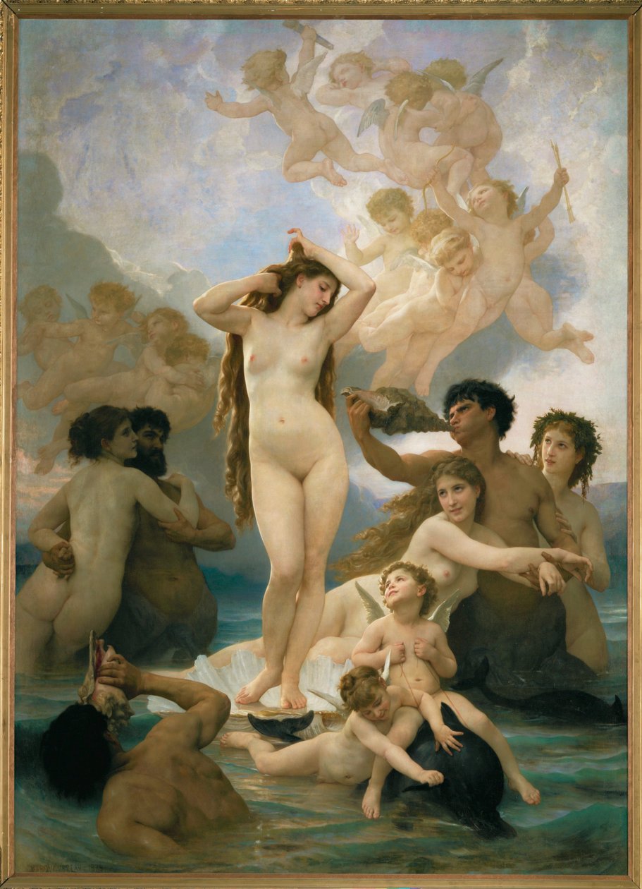 Die Geburt der Venus von William-Adolphe Bouguereau