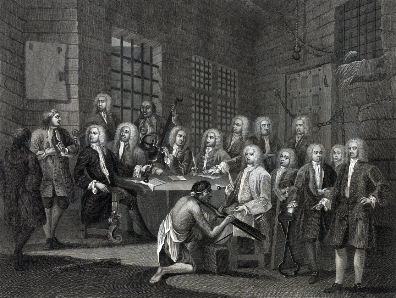 Mitglieder des Unterhauses von William (after) Hogarth