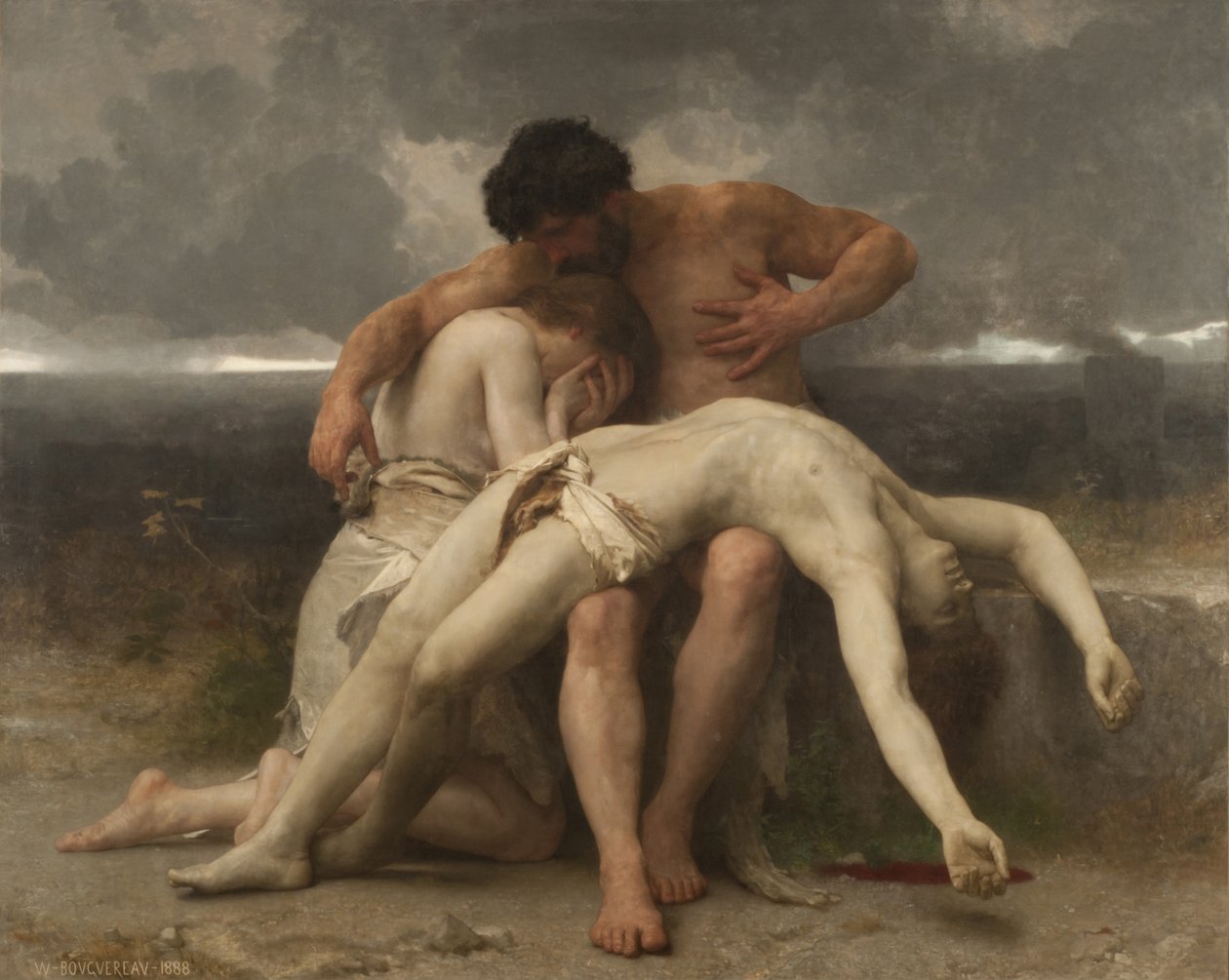 Das erste Duell von William-Adolphe Bouguereau