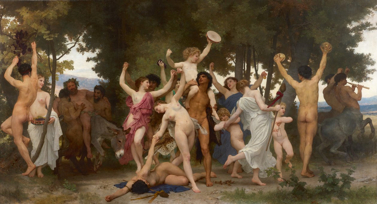 Die Jugend des Bacchus, 1884 von William Adolphe Bouguereau
